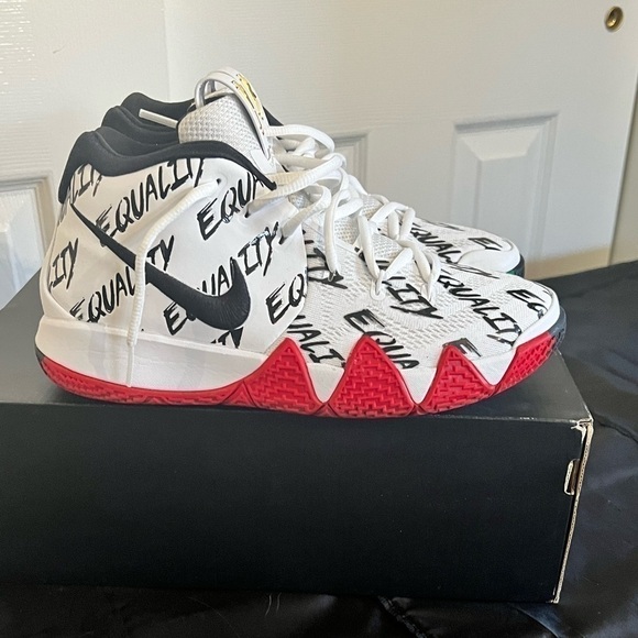 Nike Kyrie 4 Black History Month Sneakers Youth 6.5 - Picture 7 of 10